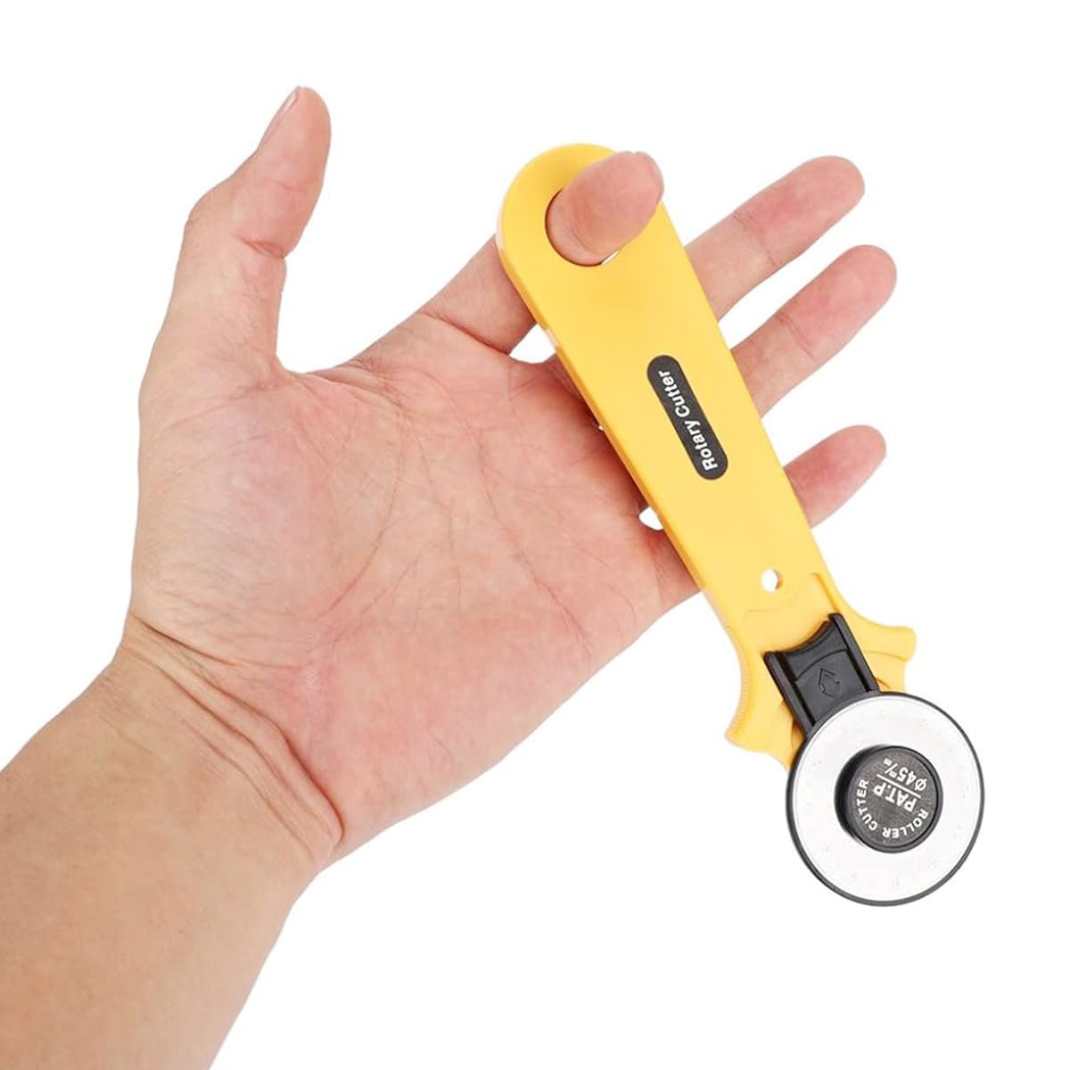 Serplex® DIY Quilting Rotary Cutter Set with 5 Replacement Cutter Blades, Ruler, A4 Size Cutting Mat & Storage Bag Beginners Quilting Tools for Sewing, Quilting, Patchworking Crafts Serplex® DIY Quilting Rotary Cutter Set with 5 Replacement Cutter Blades, Ruler, A4 Size Cutting Mat & Storage Bag Beginners Quilting Tools for Sewing, Quilting, Patchworking Crafts